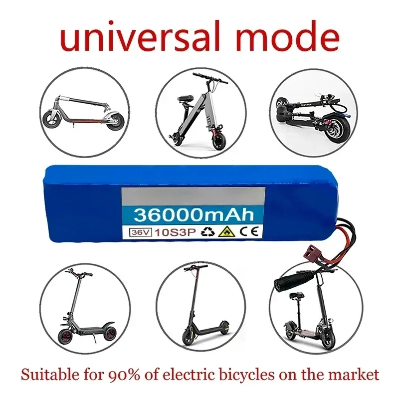 18650 Akku Anpassbarer Stecker Wiederaufladbarer Lithium-Akku 10S3P 36V36Ah 18650 600W Roller und Fahrzeuge mit BMS-Fahrrad – Detail 8
