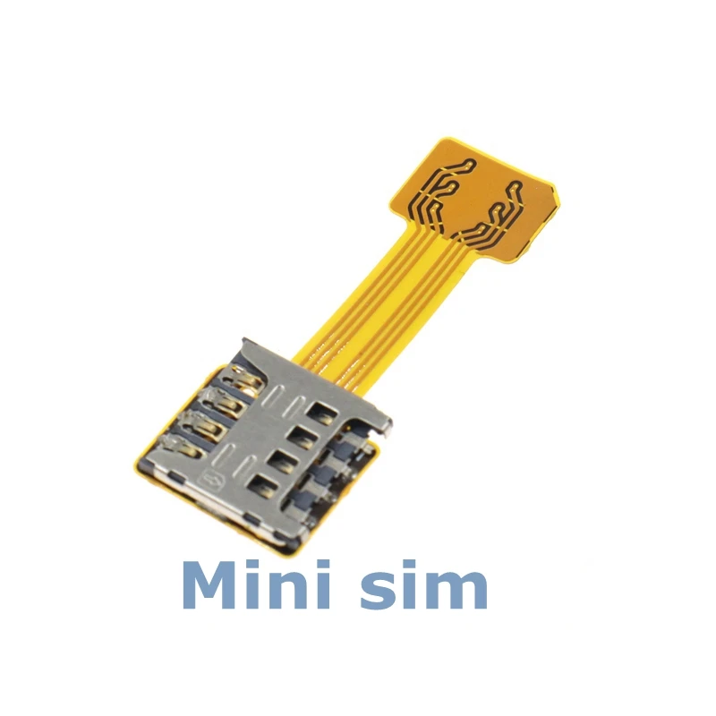 38mm New Double Dual SIM Card Micro SD Adapter for Android Extender 2 Micro SIM Adapter for Xiaomi Redmi Samsung Phone