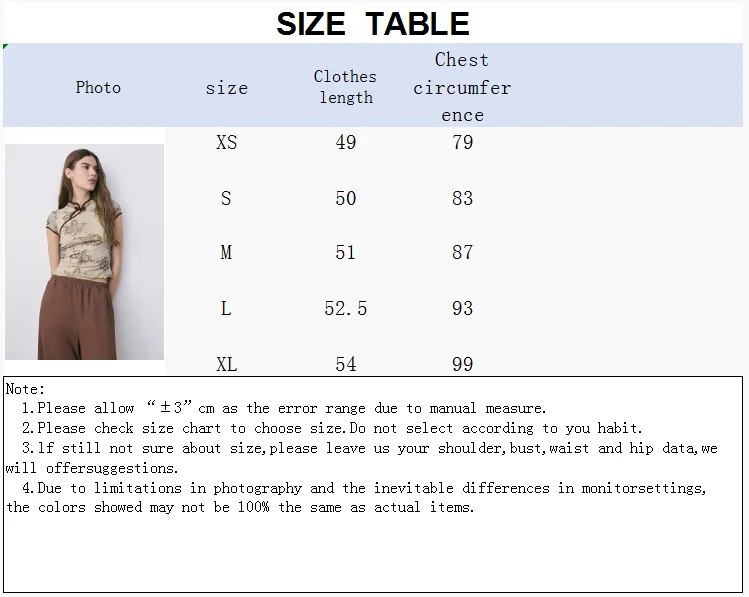 Vintage Chinese Style Rose Print Cheongsam Collar Short Sleeve T-Shirt, Retro Frog Button Slant Placket Slim Fit Crop Top, Summe