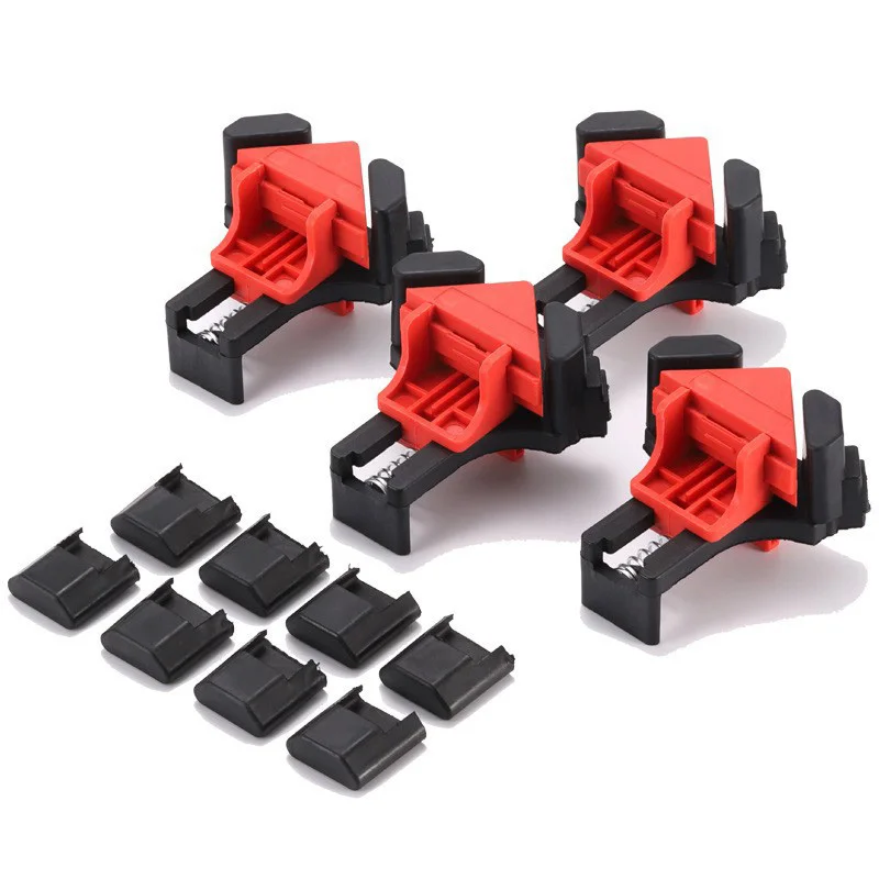 4PCS Corner Clamp, Woodworking Corner Clip ,Joinery Clamp ,90 Degree Carpentry Sergeant Furniture Fixing Clips Picture Frame