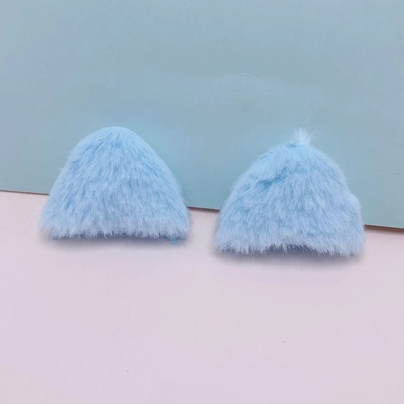 10 Pcs Handmade DIY Hair Clips Ears Lovely Furry Hair Barrettes Hairpin for Creative Hair Styling Accessories