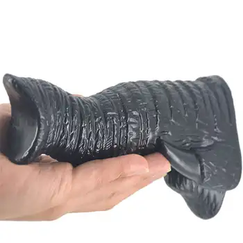 Bead Dildo Penis Fist PenisSleeve Silicone Discreet Pig Penis Toys For Men Masturbation Vibration Adult Games Mans Toys Sm 3
