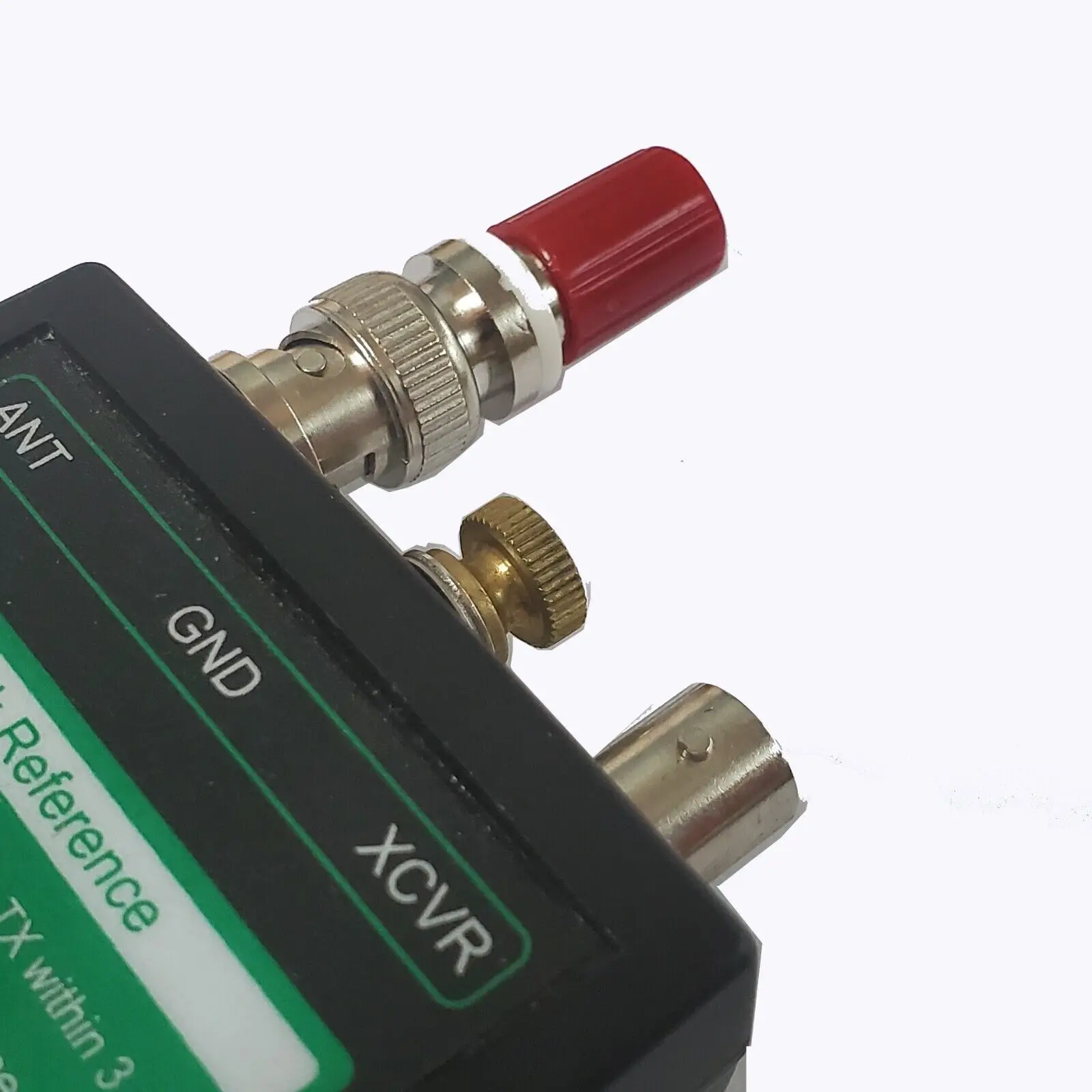 Banana Binding Post Jack to BNC Male Adapter 50 Ohm to ATU Antenna Wire 2pc HAMRADIO