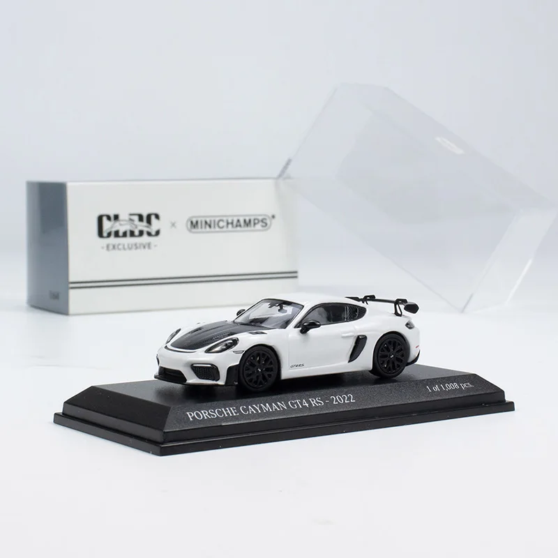 다이캐스트 오리지널 1:64 스케일 합금 정적 GT4 RS 자동차 모델 완제품 시뮬레이션 장난감 컬렉션 장식 선물