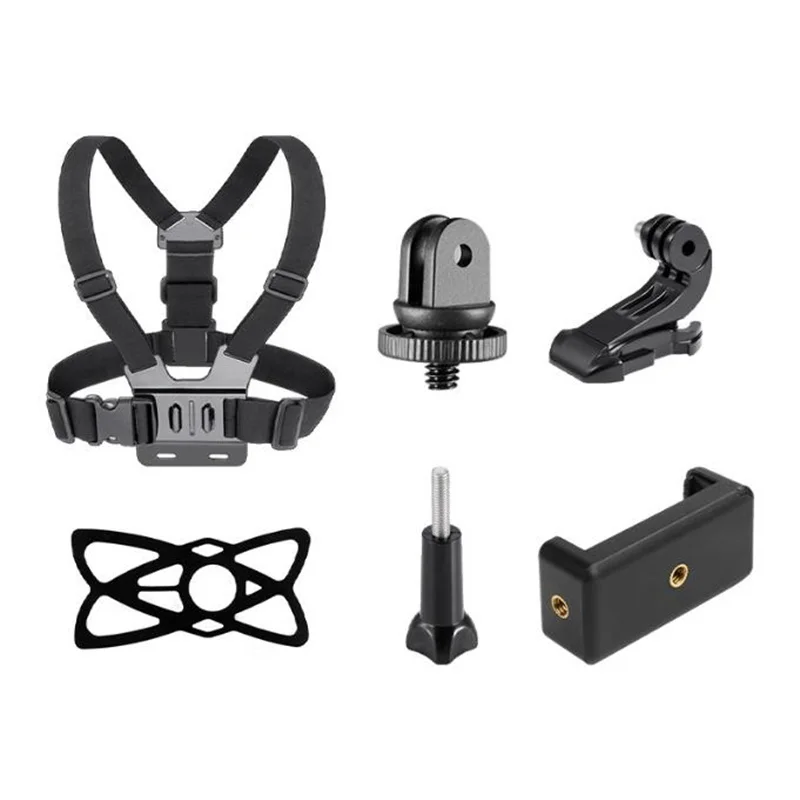 

Universal Mobile Phone Chest Mount Harness Strap Holder Cell Phone Clip Action Camera POV for Huawei Sam sung iPhone Plus