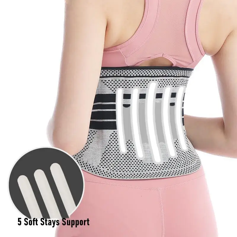 SEMI-RIGID LUMBAR BACK SUPPORT