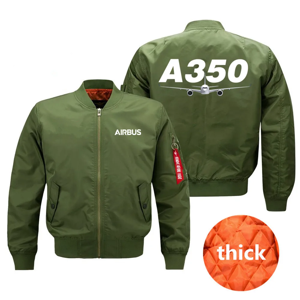 Streetwear Casual Baseball Jacket Flight Outdoor Military Airbus A350 Aviation Pilots Ma1 Bomber Jacket Coats for Men Top 6