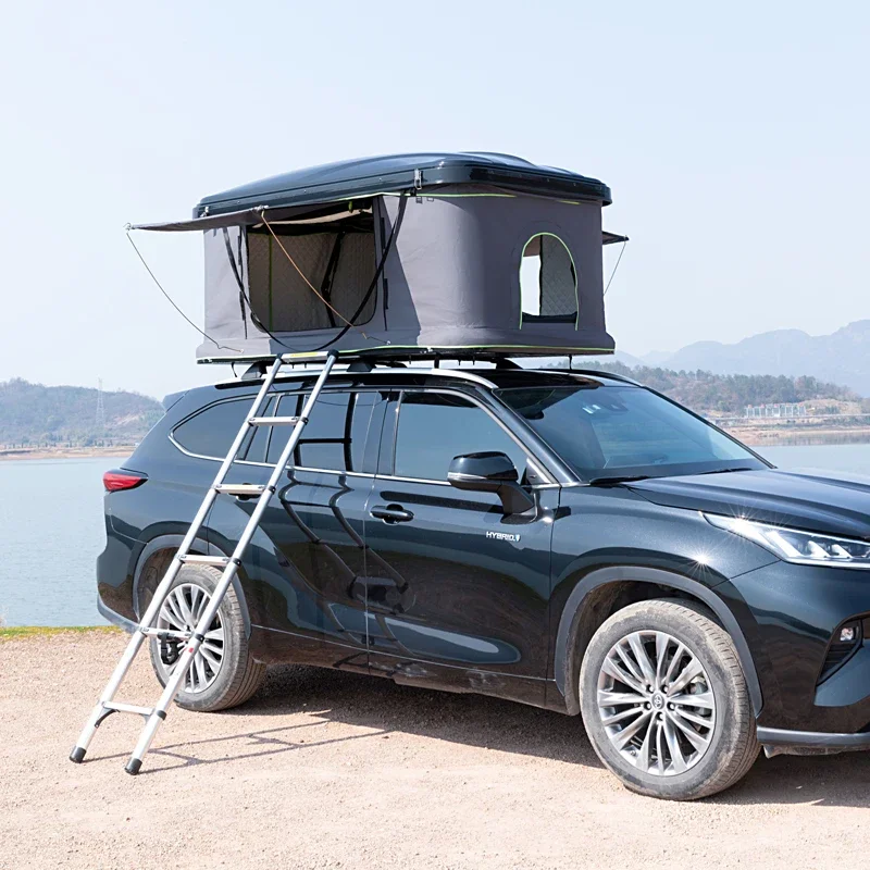 EU&US warehouse in stock tent for sale Automatic aluminum hard shell car roof top tent custom roof tent car bed hard shell automatic roof top 4 person