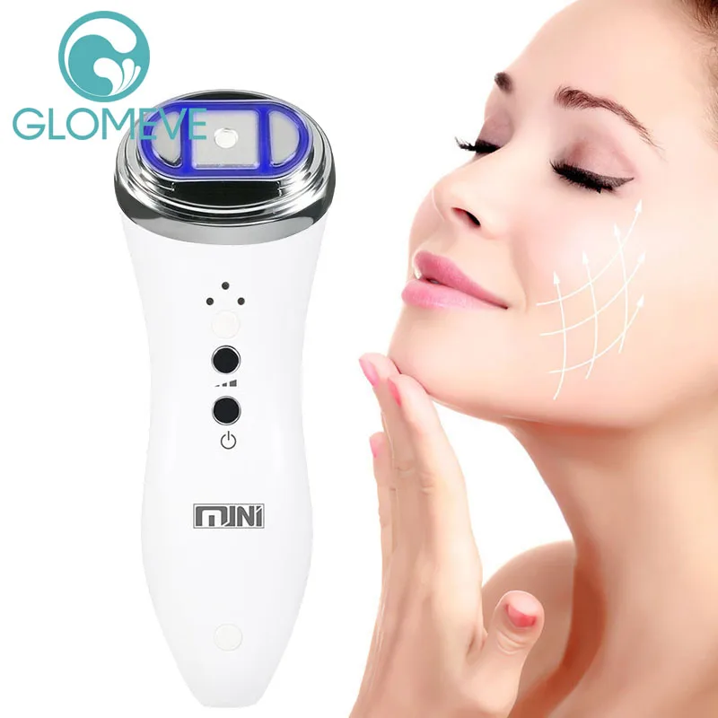 Ultrasonic Mini HIFU Skin Rejuvenation RF Tightening Lifting Therapy High Intensity Focused Ultrasound Facial Care Beauty Device