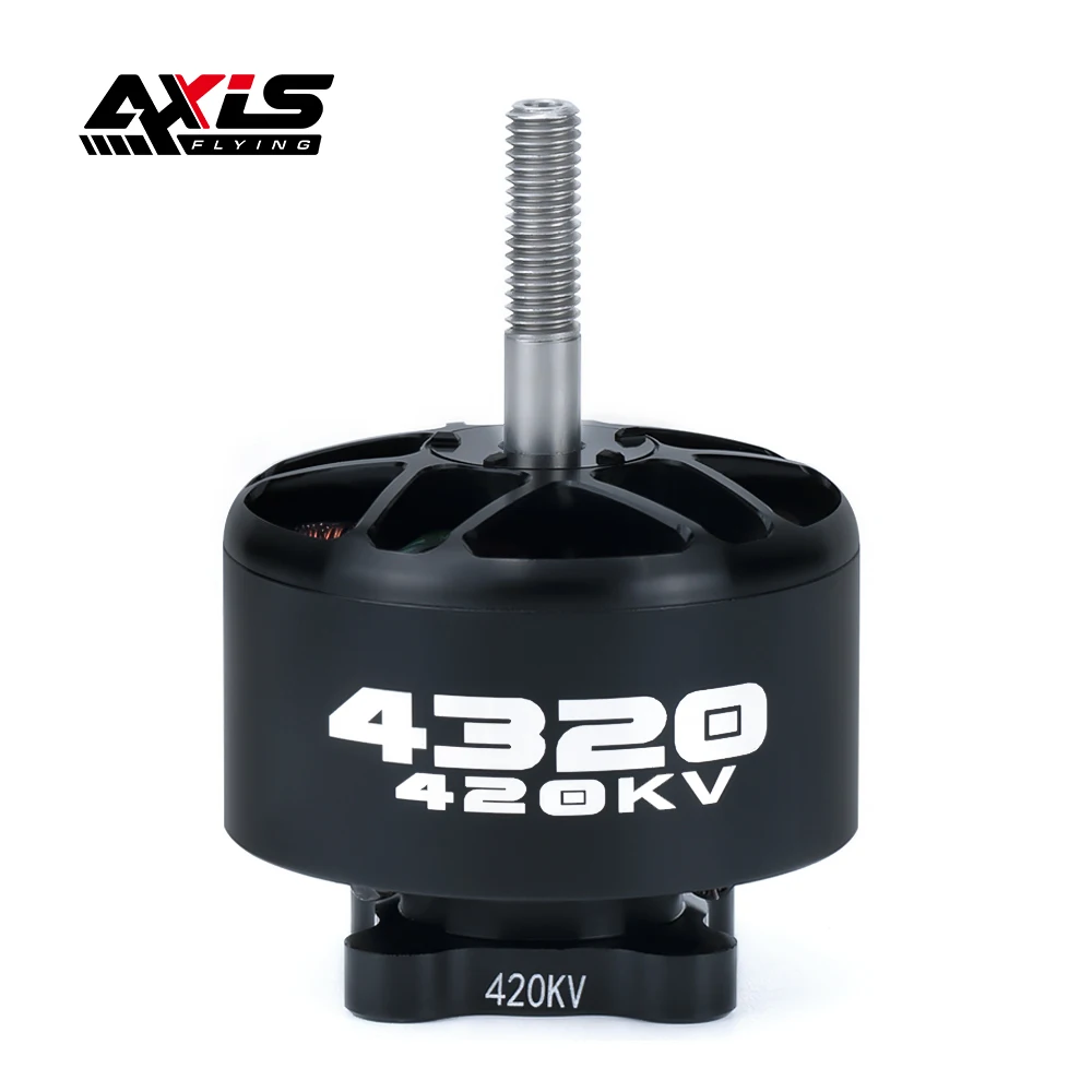 Бесщеточный двигатель Axisflying 4320 420KV 6-8S для 13-дюймового FPV дрона дальнего действия, деталь своими руками thumbnail 2