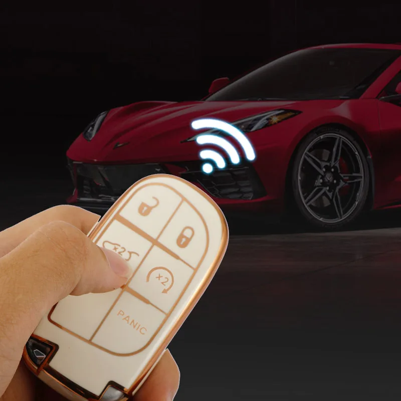 Custodia per chiave Auto in TPU per Jeep Renegade Compass Grand Cherokee per Chrysler 300C Wrangler Dodge 2022 accessori Auto portachiavi 6 Custodia per chiave Auto in TPU per Jeep Renegade Compass Grand Cherokee per Chrysler 300C Wrangler Dodge 2022 accessori Auto portachiavi - S0133610d0ad4468696aa5d77c3cb1fc7u