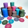 100pcs Ceramic Chips 43mm Texas Hold'em Poker Chip Set Casino Poker Chips Baccarat Entertainment Coin Round Chips 4