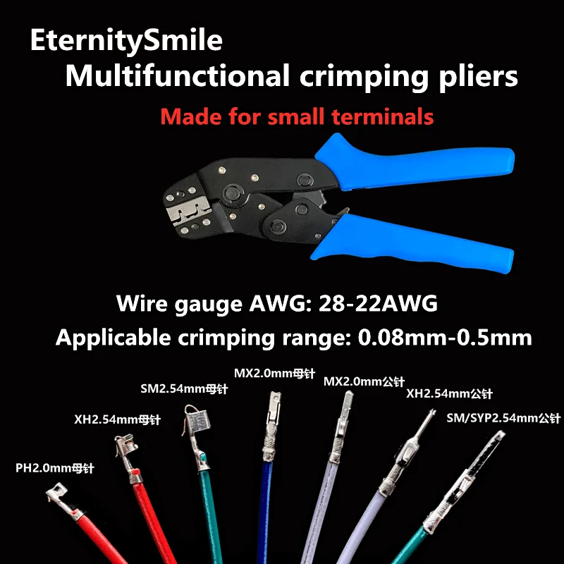590pcs 2.54mm 2/3/4/5P JST SM Housing Dupont Connector Terminal Male/Female Crimp Pins Adaptor Assortment Crimping Tool Diy Kit