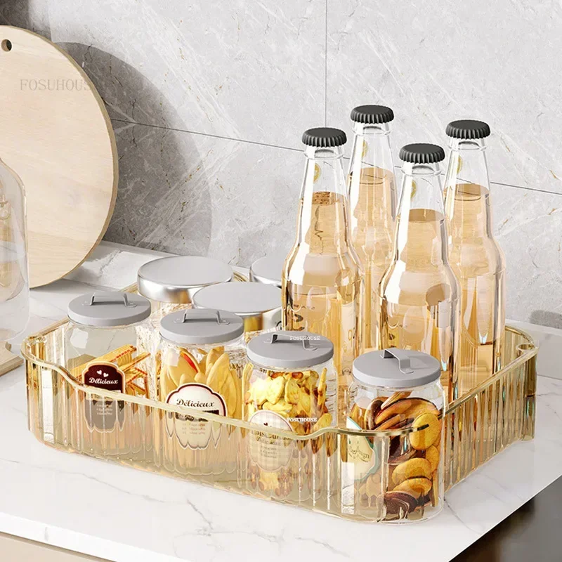 Movable Kitchen Trolleys for Kitchen Auxiliary Cart Living Room Multi-layer Bedroom Toy Snack Storage Organizer Cart with Wheels