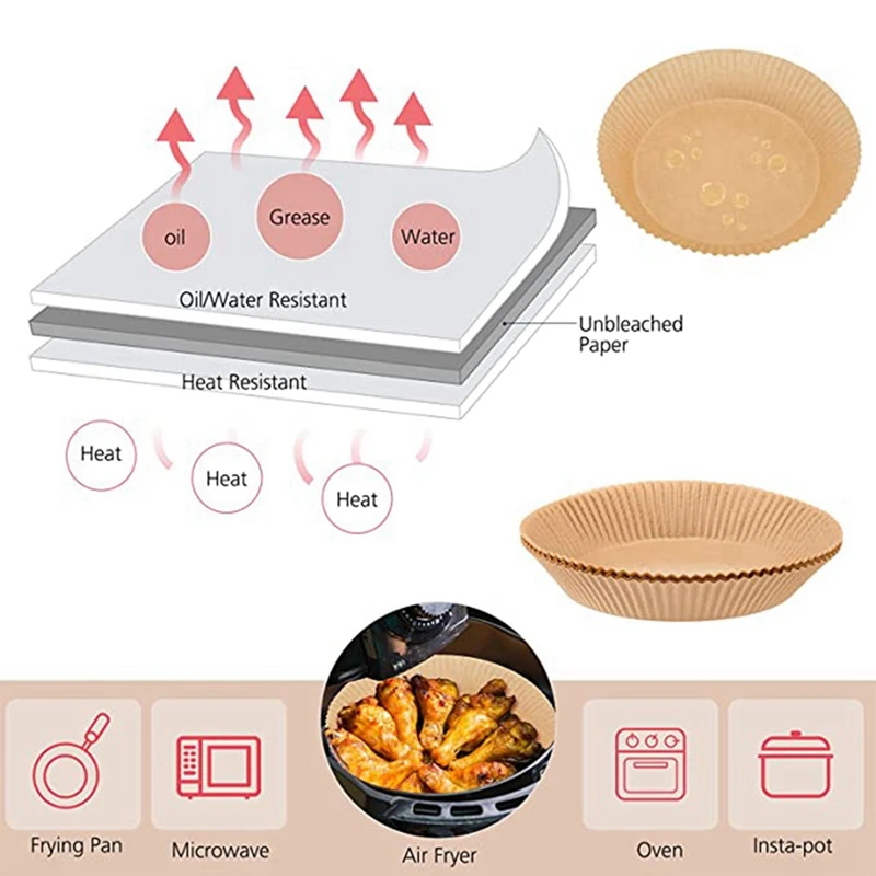 Air Fryer Parchment Paper Liners- 450PCS Air Fryer Paper Liners