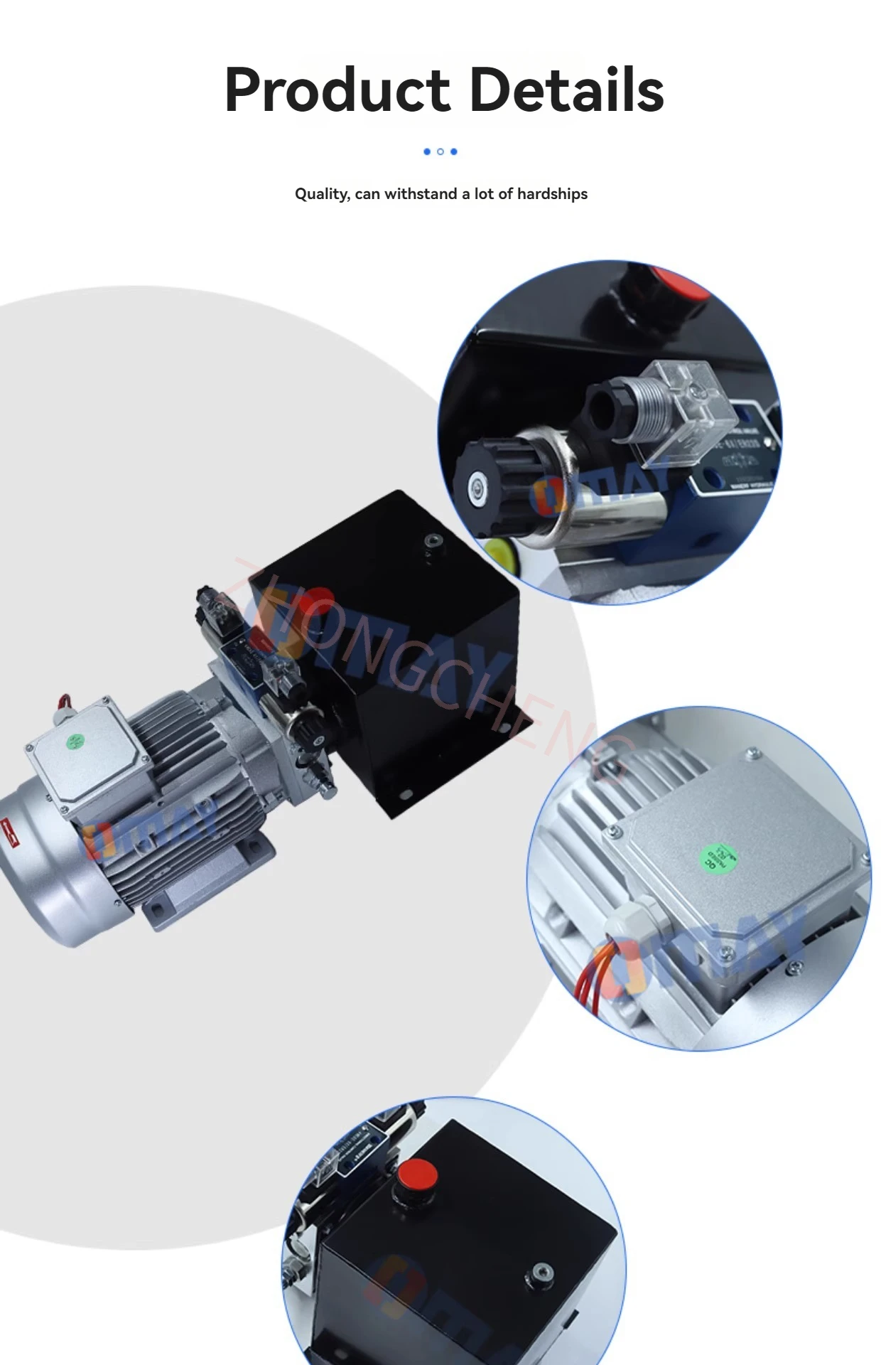 Exchange A Set of Bidirectional Hydraulic Power Units AC380V/220V Hydraulic Stat