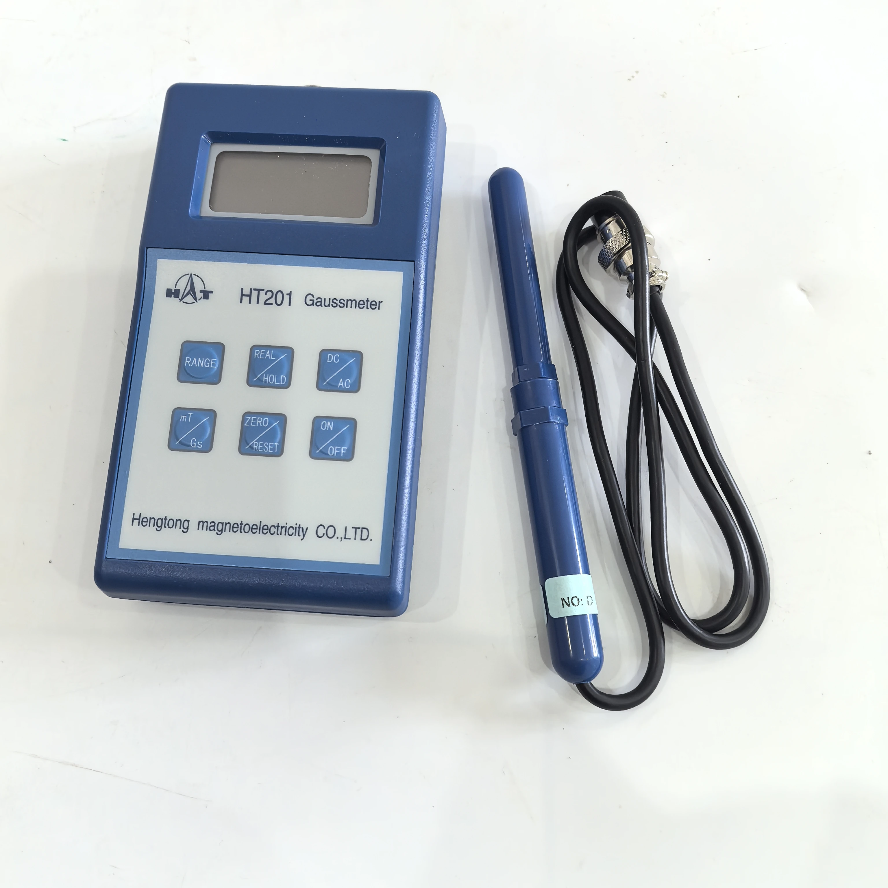 New HT201 Digital Gauss / Tesla meter Gaussmeter Teslameter Magnetic Flux meter AC DC 2000mT