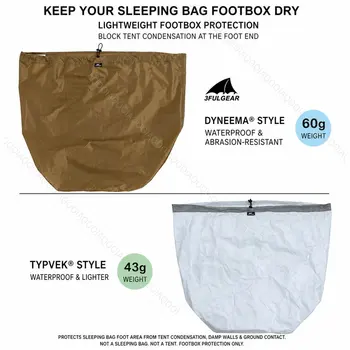 3F UL GEAR Waterproof Sleeping Bag Foot Cover Ultralight Footbox Protector for Tent Condensation Camping 3F UL GEAR 2