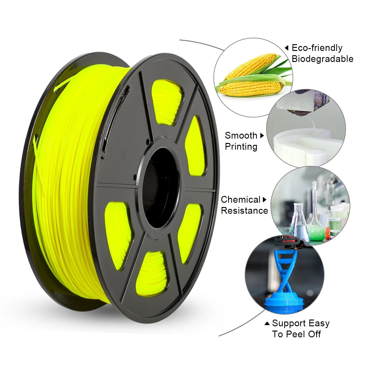 SUNLU Excellent Impact Strength Abrasion Performance Abs, 60 OFF