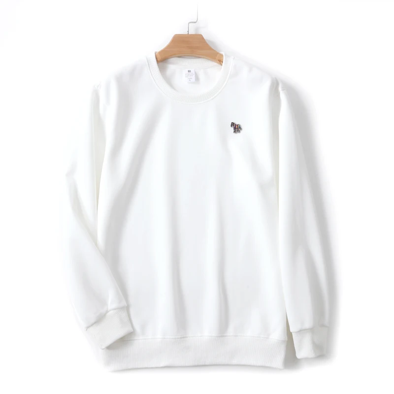 2025 Nuovo 100% puro cotone Primavera Autunno marchio di fascia alta Uomo/Donna Manica lunga O-Collo stile alla moda Coppia T-shirt reathable 2