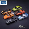 TOMY Fast & Furious Toyota Supra Nissan GTR Alloy Car Diecasts & Toy Vehicles Cars Model Miniature Scale Model Cars for Children 1