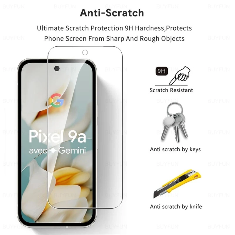 5-Pack Premium Protective Glass Screen Protectors