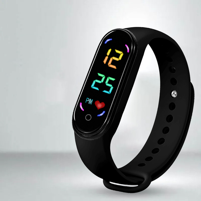 LED Smart Watch for Kids Fashion Outdoor Waterproof Sports Kids' Watches Boy Girls Digital Watches Silicone Montre Enfant