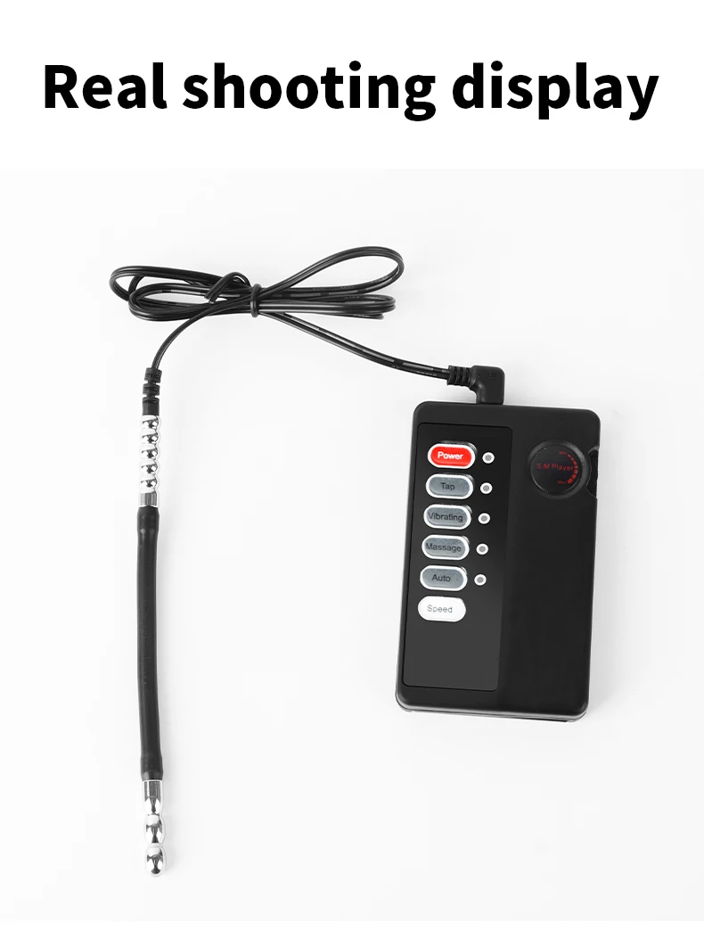 Dilatateur urétral de stimulation électrique, électrochoc et massage prostate_voghion.com