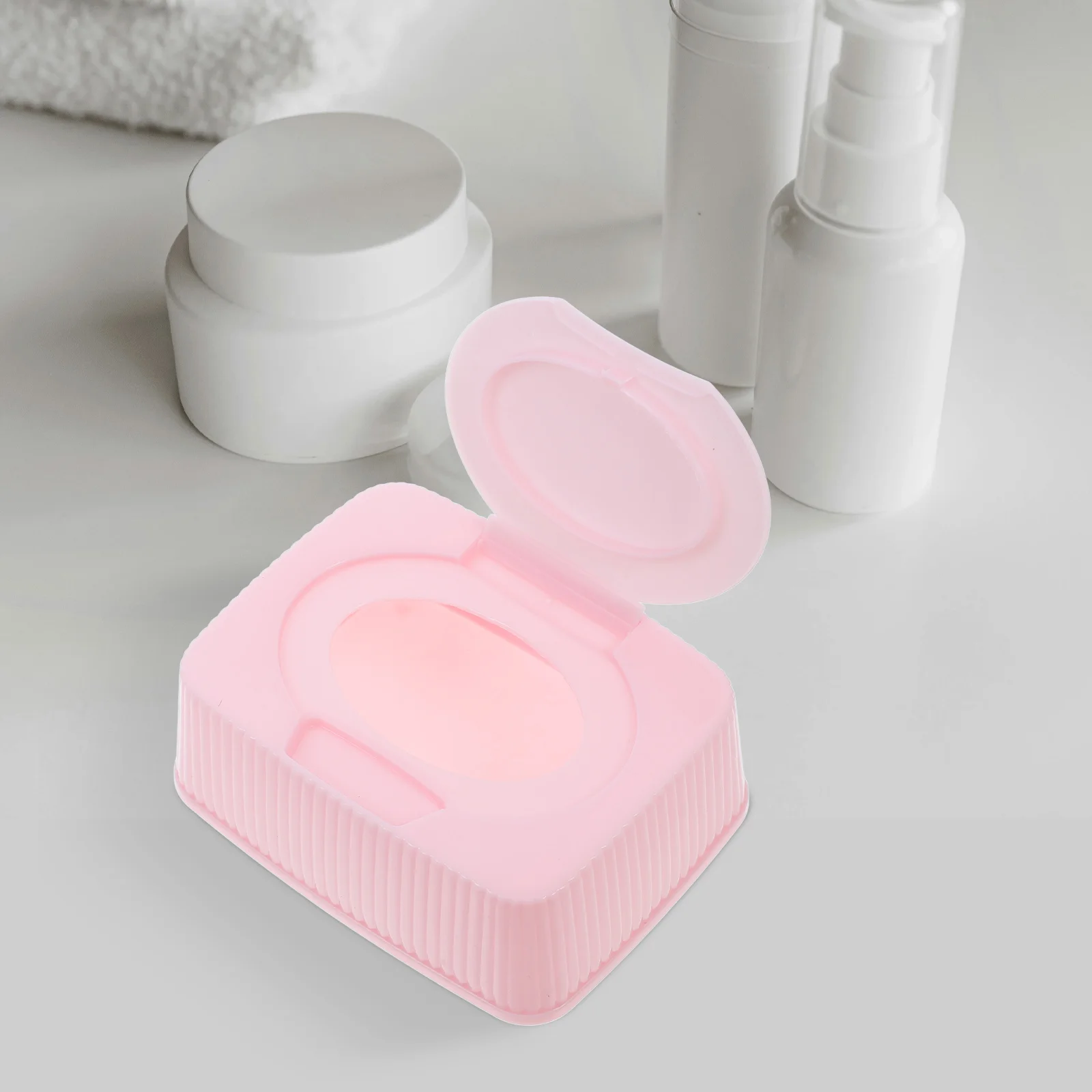 Wet Wipes Storage Box Baby Bath Tub Container Refillable Dispenser Pink Pp Case 2