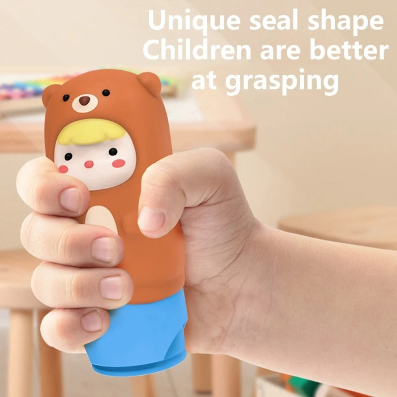 Kids Stamp Sticker Fun Activity Set With 300 Cartoon Patterns For Creative Crafting Stamp Book Child Educational Toy
