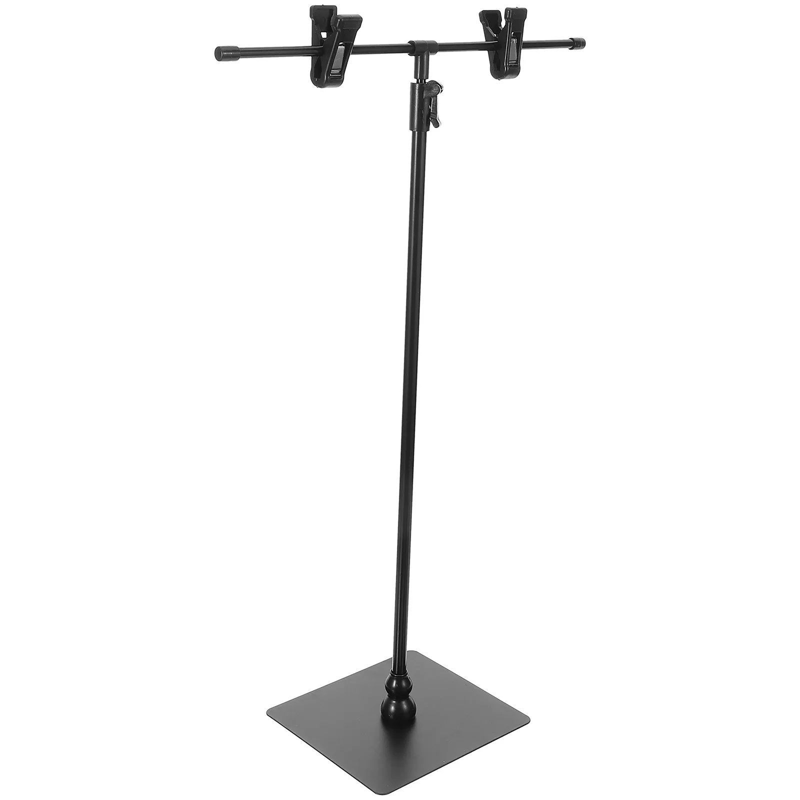 튼튼한 T자형 조절식 포스터 스탠드, 금속 프레임 배너 홀더, 실내 상업용 매장 슈퍼마켓 간판 디스플레이 스탠드