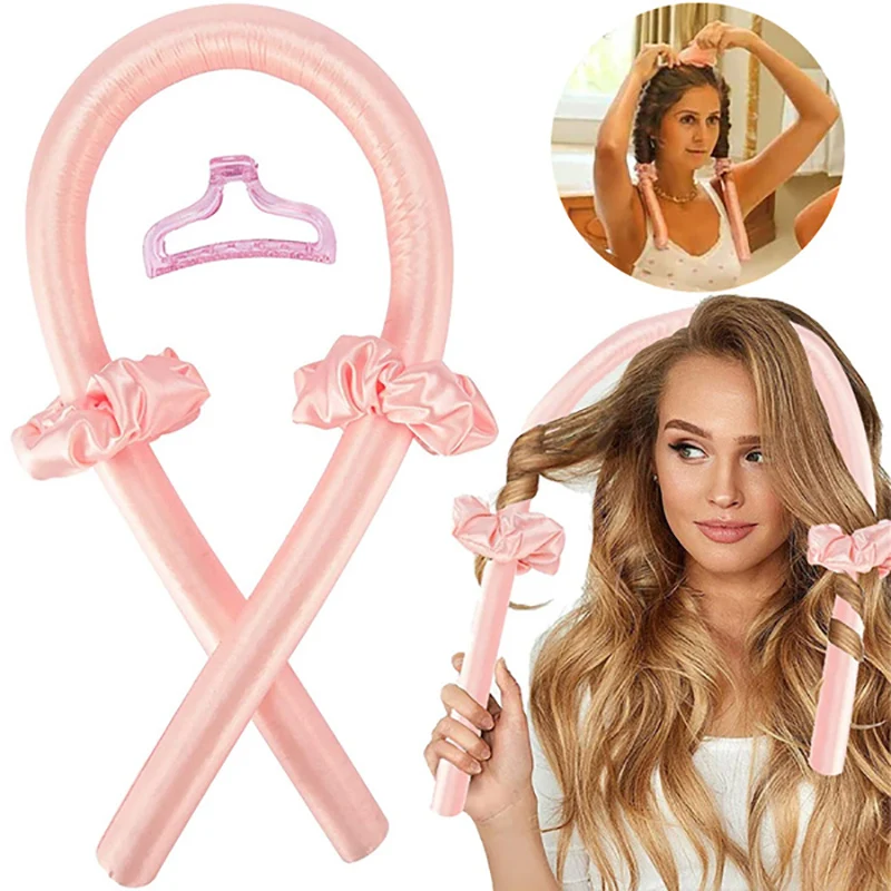 Curly Hair Products Soft Roller Hair Curler No Heat Very Curly Long Styling Tool Heatless Curlers boucleur cheveux