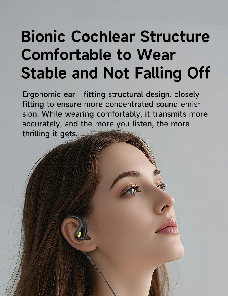 Cuffie sportive open ear cablate con microfono enc e usb-c_voghion.com