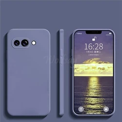 Luxe Silicone Rubber Phone Protector Case - Sleek TPU Design for Pixel 9A (Lavender Grey)