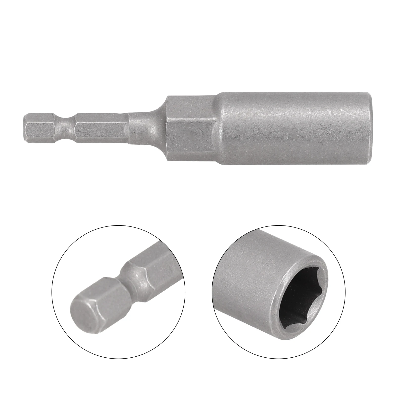 Innensechskantschlüsse, 5,5–19 mm Buchse, magnetische Mutter, Schraubendreher, 1/4 Zoll Sechskantschlüssel, Bohrer-Adapter, Antriebssockel, Sechskantschaft-Hülse – Detail 7