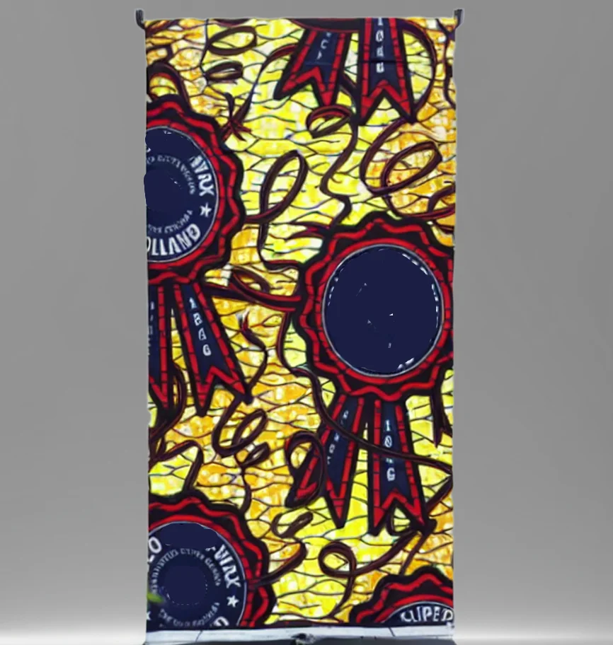 African Wax100% Cotton Wax Prints African Fabrics Wax Ankara For Women Dress 6 Yards - 5