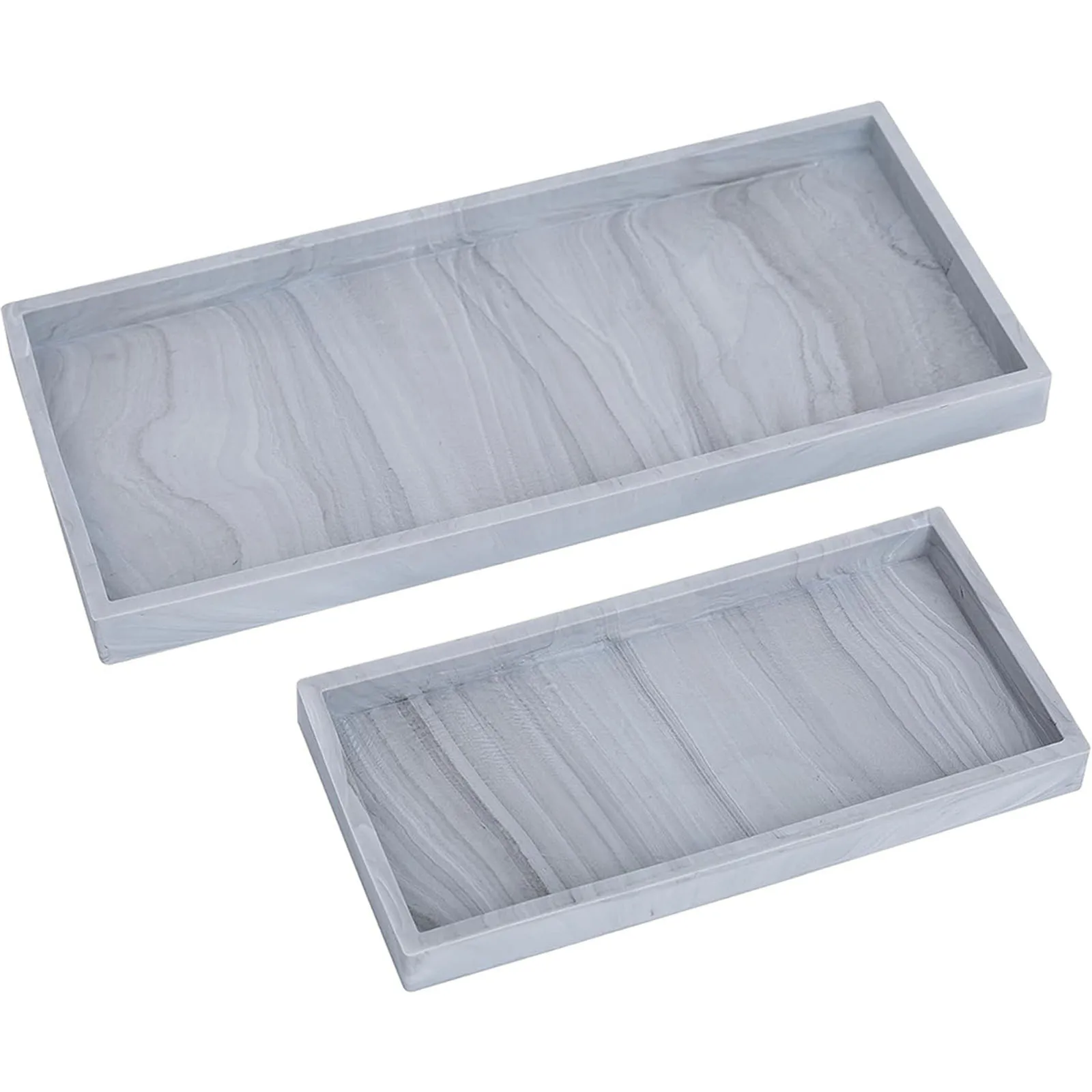 

Flexible Silicone Storage Tray For Kitchen Countertop Organizer Cup Coaster Soap Dispenser Bottle Jewelry Holder Vanity Tray