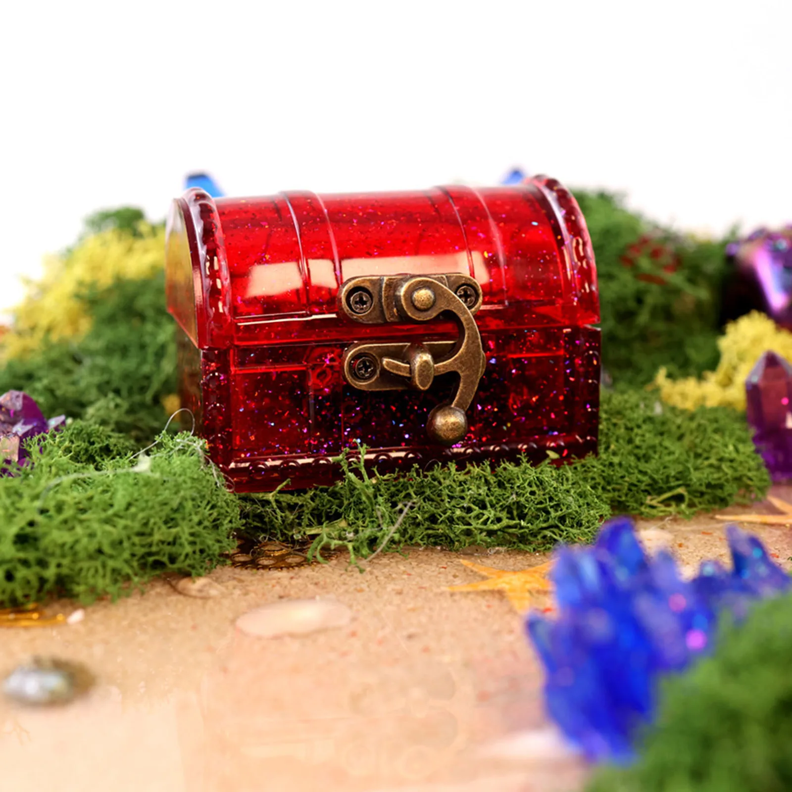 New Silicone Molds For Epoxy Resin Treasure Chest Style Epoxy Resin Mold New Arrivals 2022 For Coin Storage