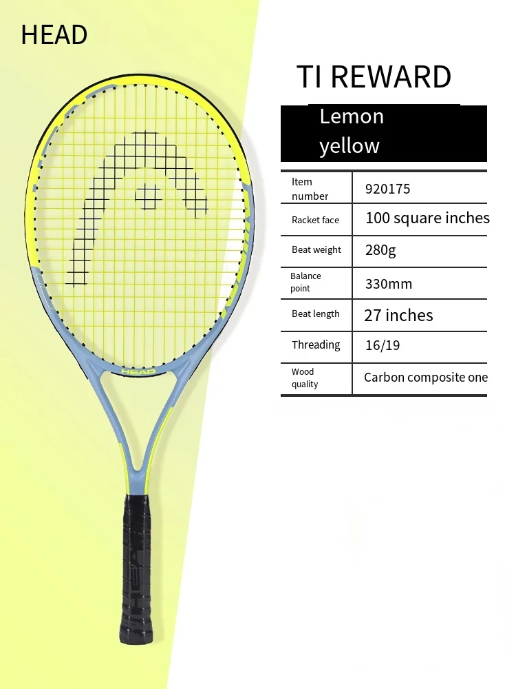 HEAD Carbon Tennis Racket Men Women