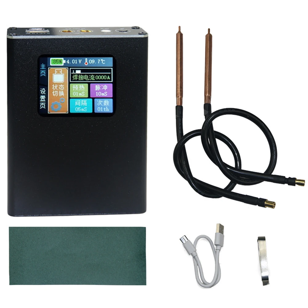 

Functional Spot Welder Welding Pen Adjustable Battery Color Display Gear Insulating Nickel Strip Portable Home