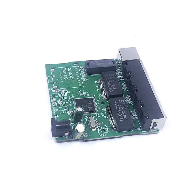 고속 스위치 이더넷 TAP 스위치, 시스템 통합 모듈용 허브 PCB 모듈 보드, 5 포트 네트워크 스위치, 10, 100, 1000mbps