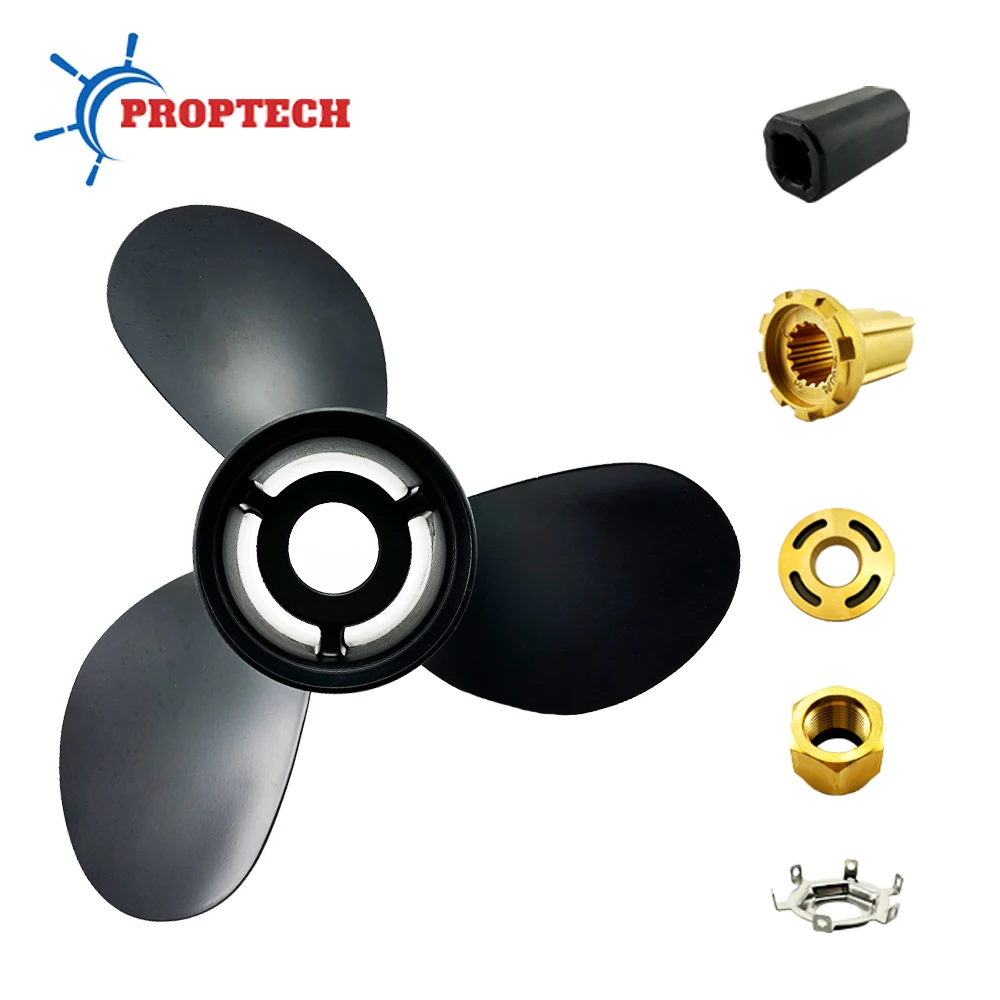 For Mercury 40 60 75 90 100 115 125 140 HP Accessory 48-77344A45 Marine Boat Outboard Propeller 13 1/4 &times; 17 Aluminum Alloy