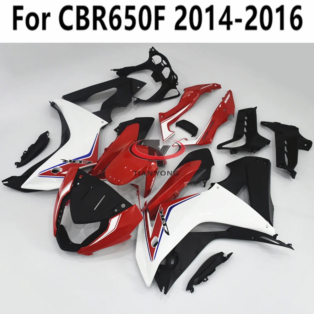

Мотоцикл для CBR650F 2014-2015-2016 полный комплект обтекателей CBR650 F ярко-красный белый матовый черный корпус капот литьё под давлением