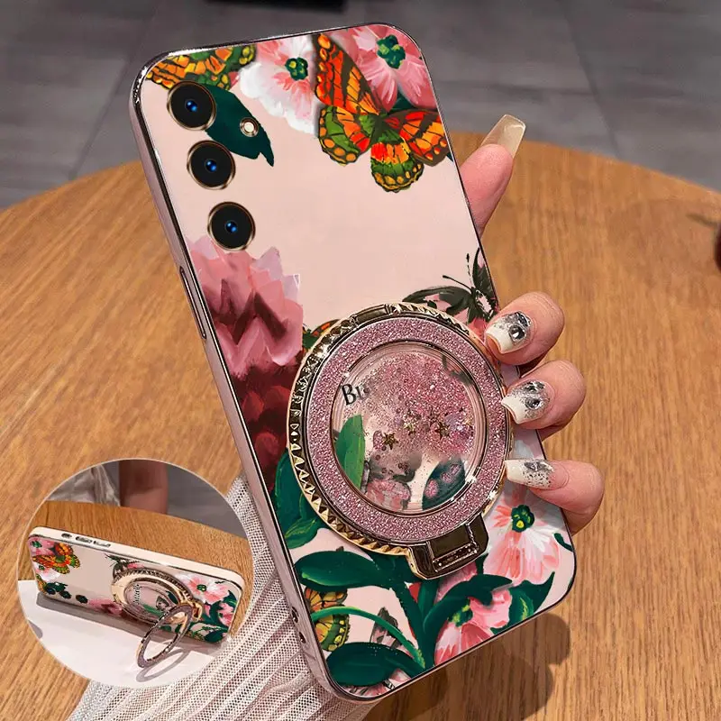 Vibrant Butterfly Plating Phone Case Cover