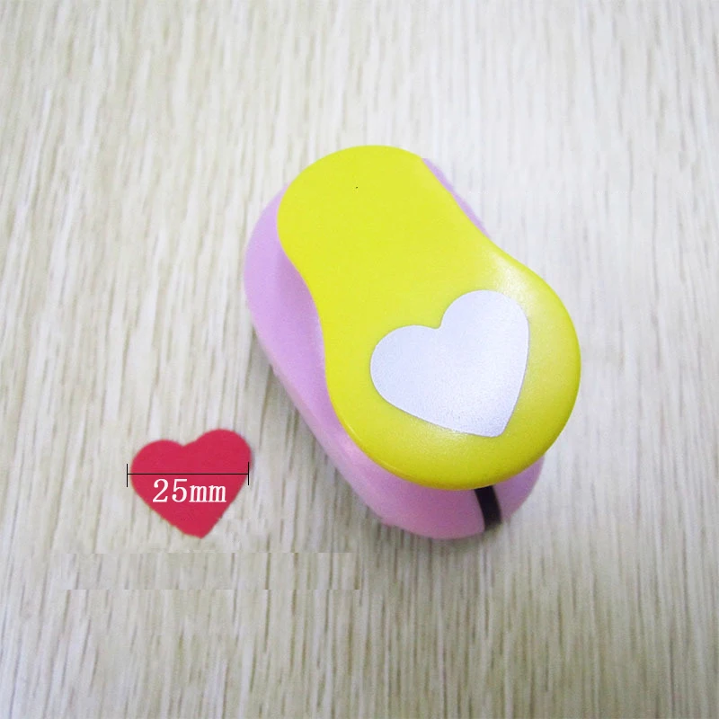 9mm-75mm Heart Shape Craft Scrapbook Paper Hole Punch Foam Cutter For Greeting Card Handmade DIY Children School Cutting Tool