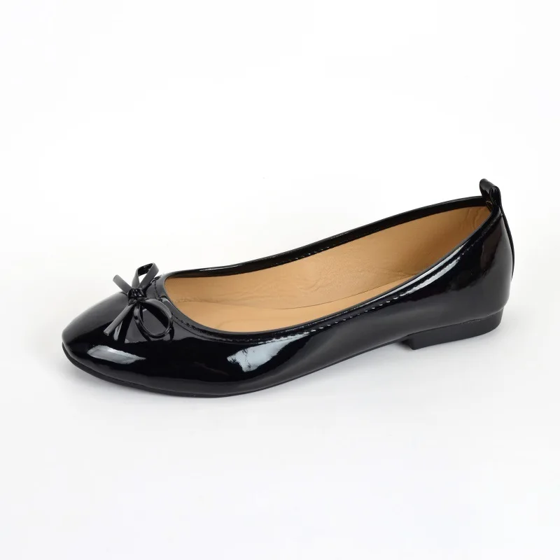 New Fashion Flat Shoes Women Ballerinas Round Toe Bowtie Slip on Ballet Flats Lazy Loafers Moccasins Ladies Casual Flats Shoes