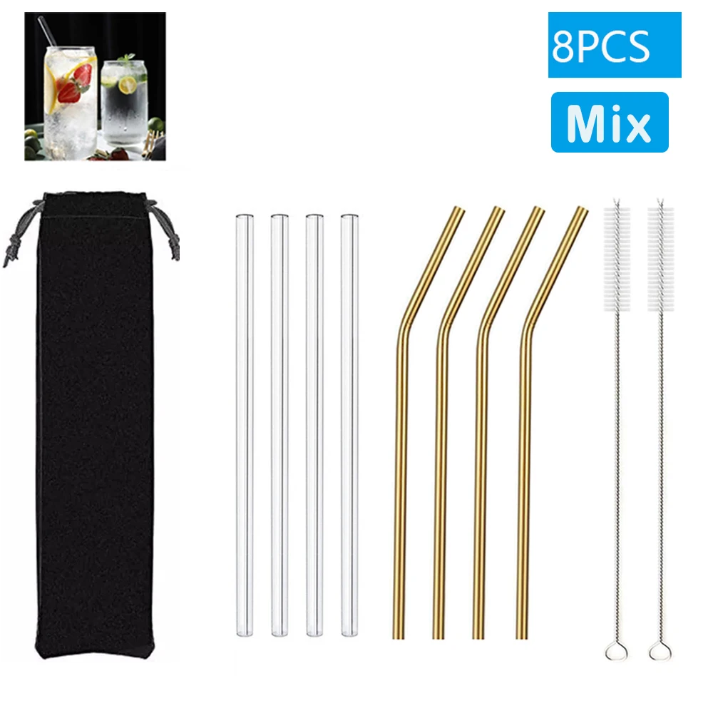 8Pcs Mixed Metal C