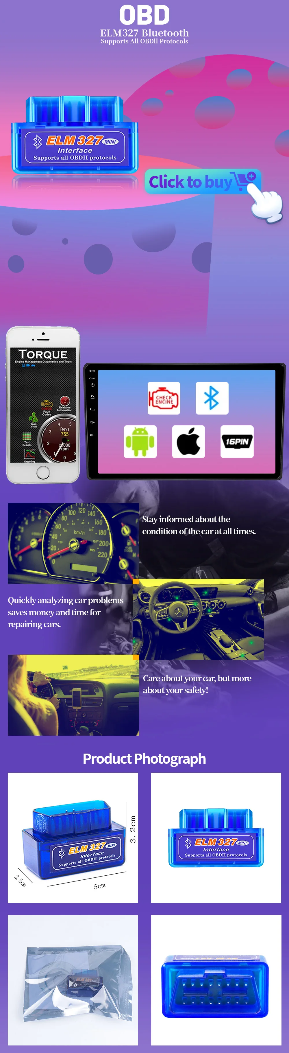 Автомобильный радиоприемник на Android 14, мультимедийная система ...