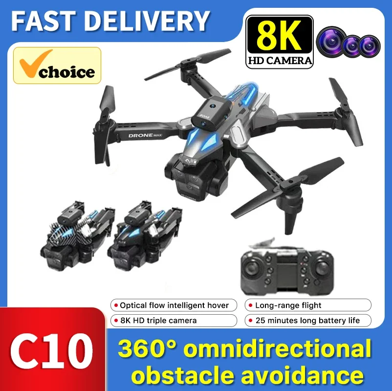 New-C10-C10S-Drone-Automatic-Return-Remote-Control-Aircraft-HD-Aerial ...