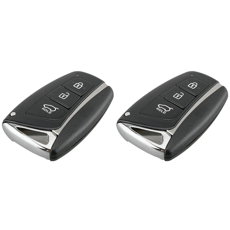 

2X Car Smart Remote Key 3 Button 433Mhz 46 Chip Fit For HYUNDAI New Santa Fe IX45